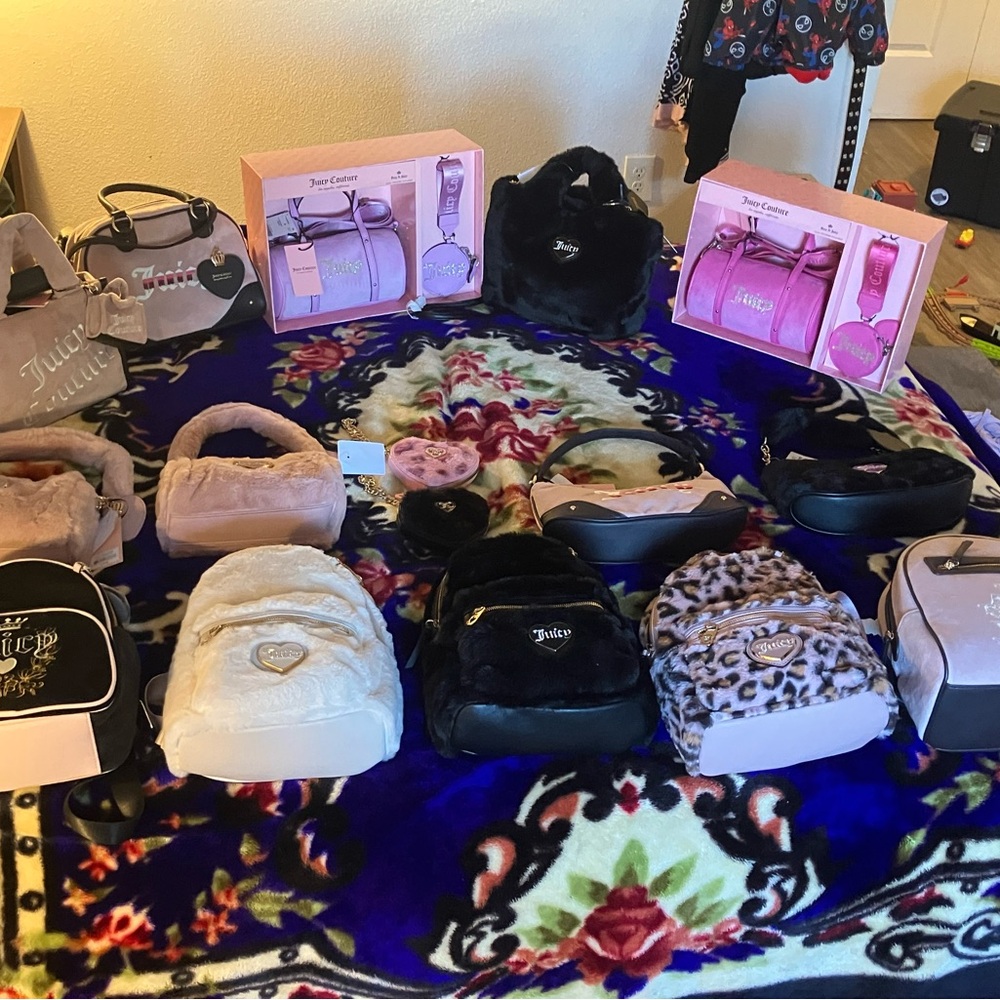 Juicy Couture Women's Collection in Black, Pink, and Cream